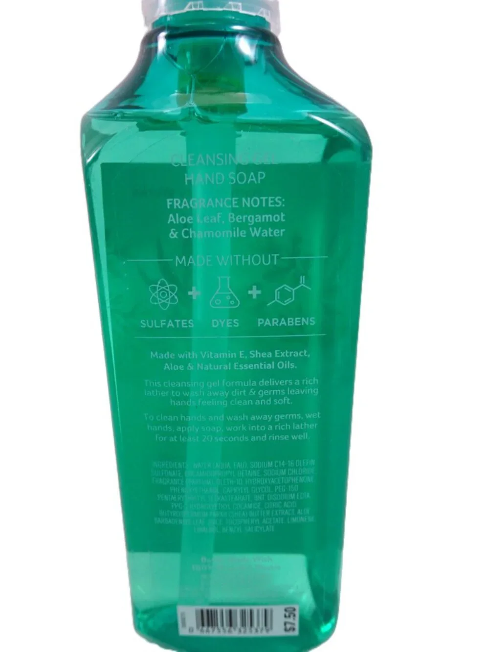 New Bath & Body Works Fresh Rainfall Gel Hand Soap Retired Bergamot Chamomile